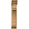 Ekena Millwork Merced Traditional Smooth Bracket w/ Offset Brace, Western Red Cedar, 7 1/2"W x 28"D x 40"H BKT0806X28X40MRC01SWR - alternate 2